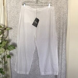 NWT! FLAX cropped pant